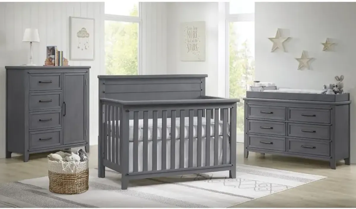 Soho Baby Ellison 4 In 1 Crib Ash Gray