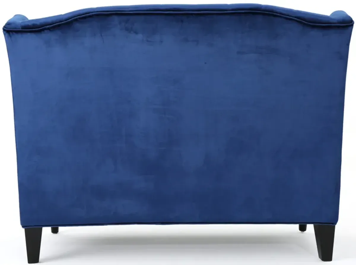 Merax Modern Velvet Loveseat Sofa