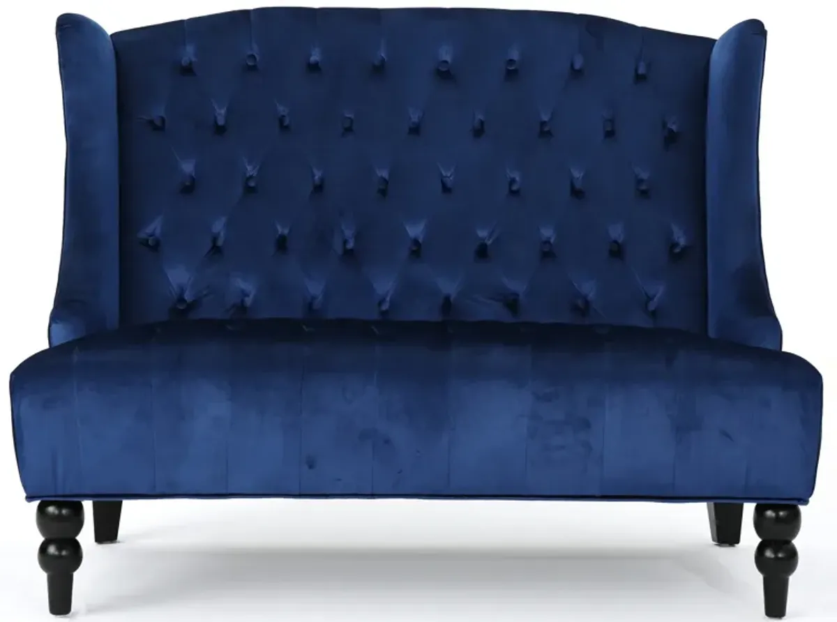 Merax Modern Velvet Loveseat Sofa