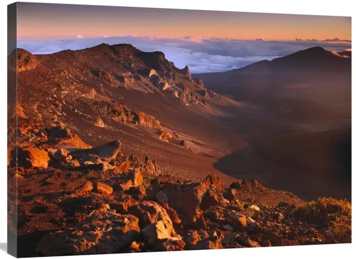 Rock of Haleakala Crater, Haleakala National Park, Maui, Hawaii-Canvas Art-32x24