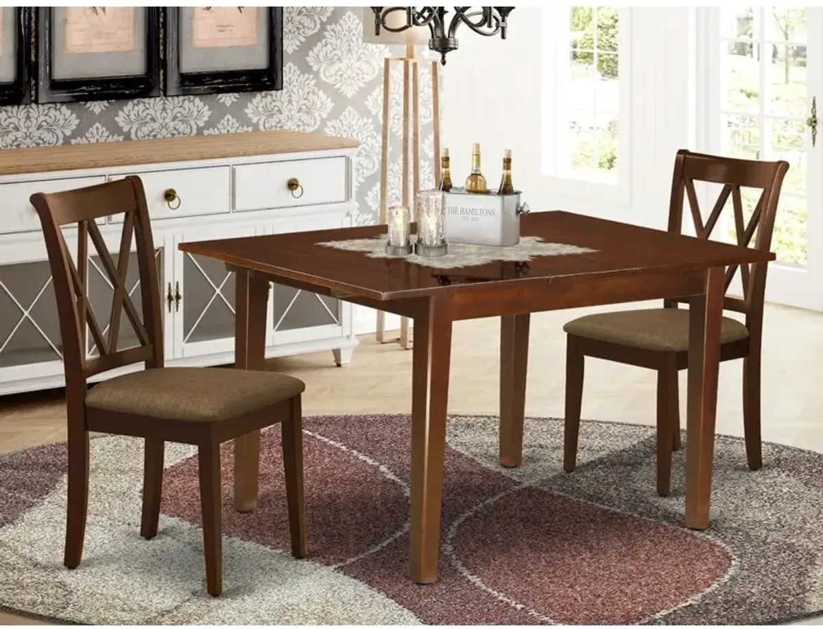 East West Furniture Dining Room Set Mahogany