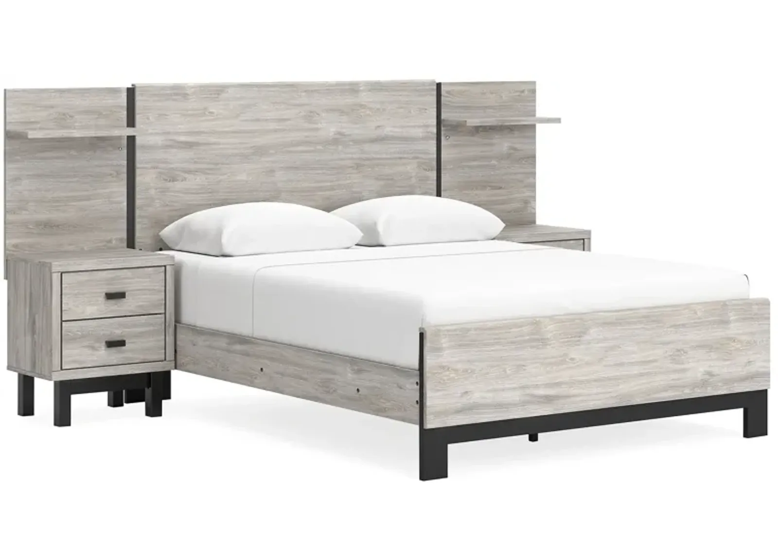 Queen Panel Bed w/Extensions