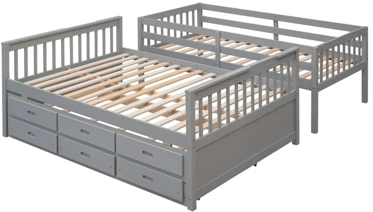 Merax Separable Bunk Bed with Storage Drawers