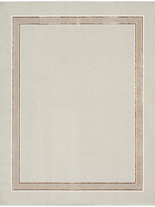 Glitz GLZ08 Ivory/Cream 7'10" x 9'10" Rug
