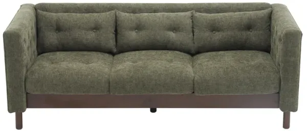 Merax Upholstered Sofa Modern 3-seater Sofa Couch with Tufted Design for Living Room