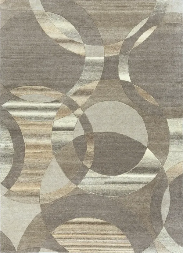 Forum FM-7210 8' Round Black Rug