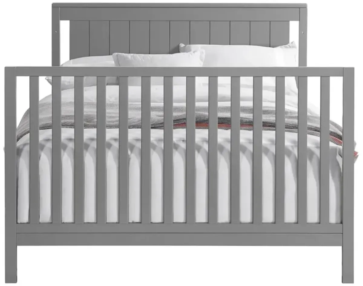 Oxford Baby Lazio 4 In 1 Convertible Crib Dove Gray