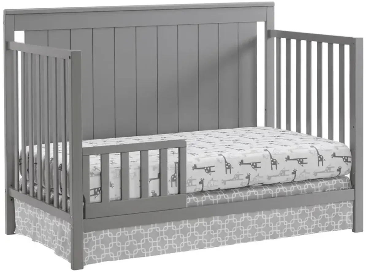 Oxford Baby Lazio 4 In 1 Convertible Crib Dove Gray