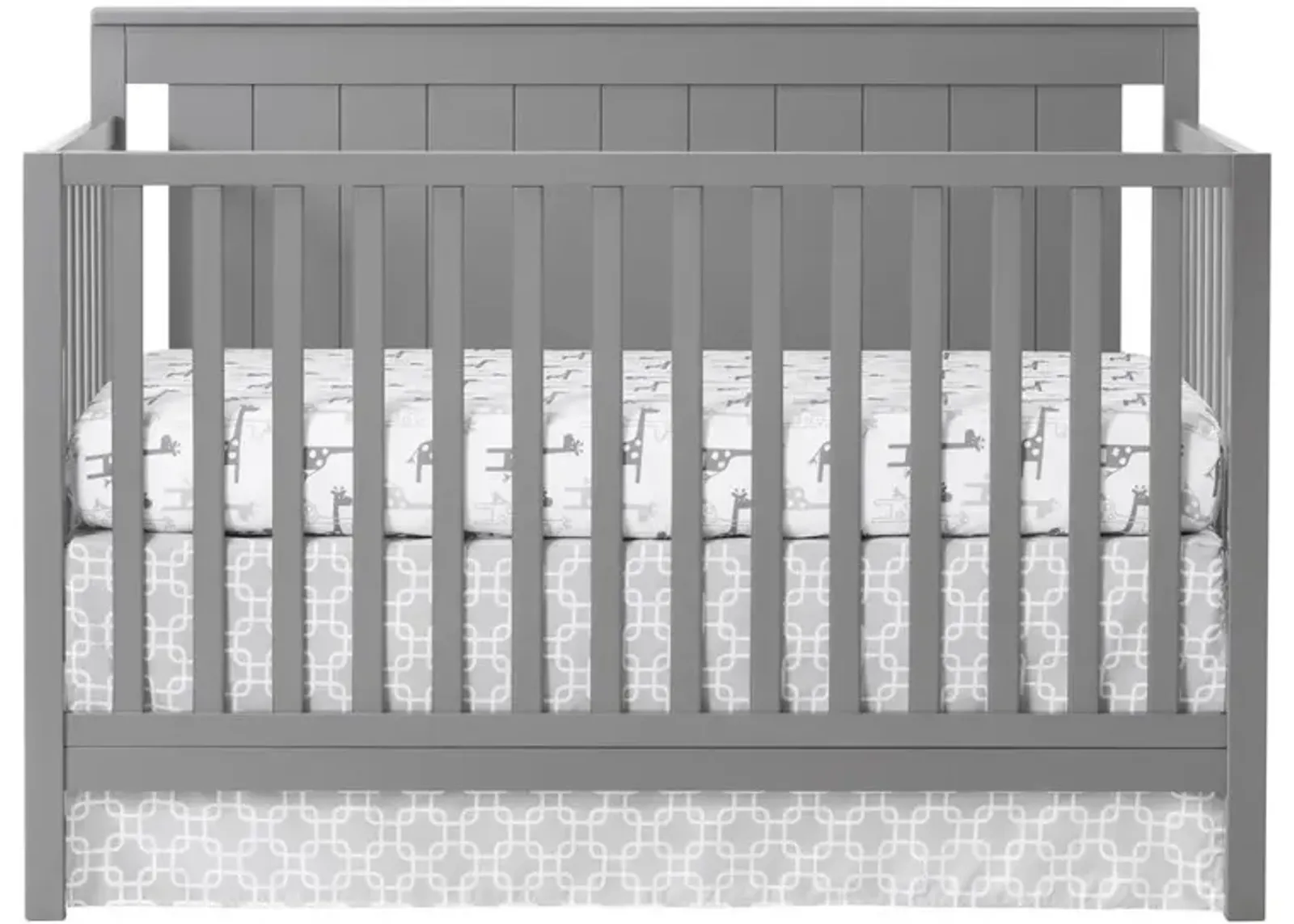 Oxford Baby Lazio 4 In 1 Convertible Crib Dove Gray