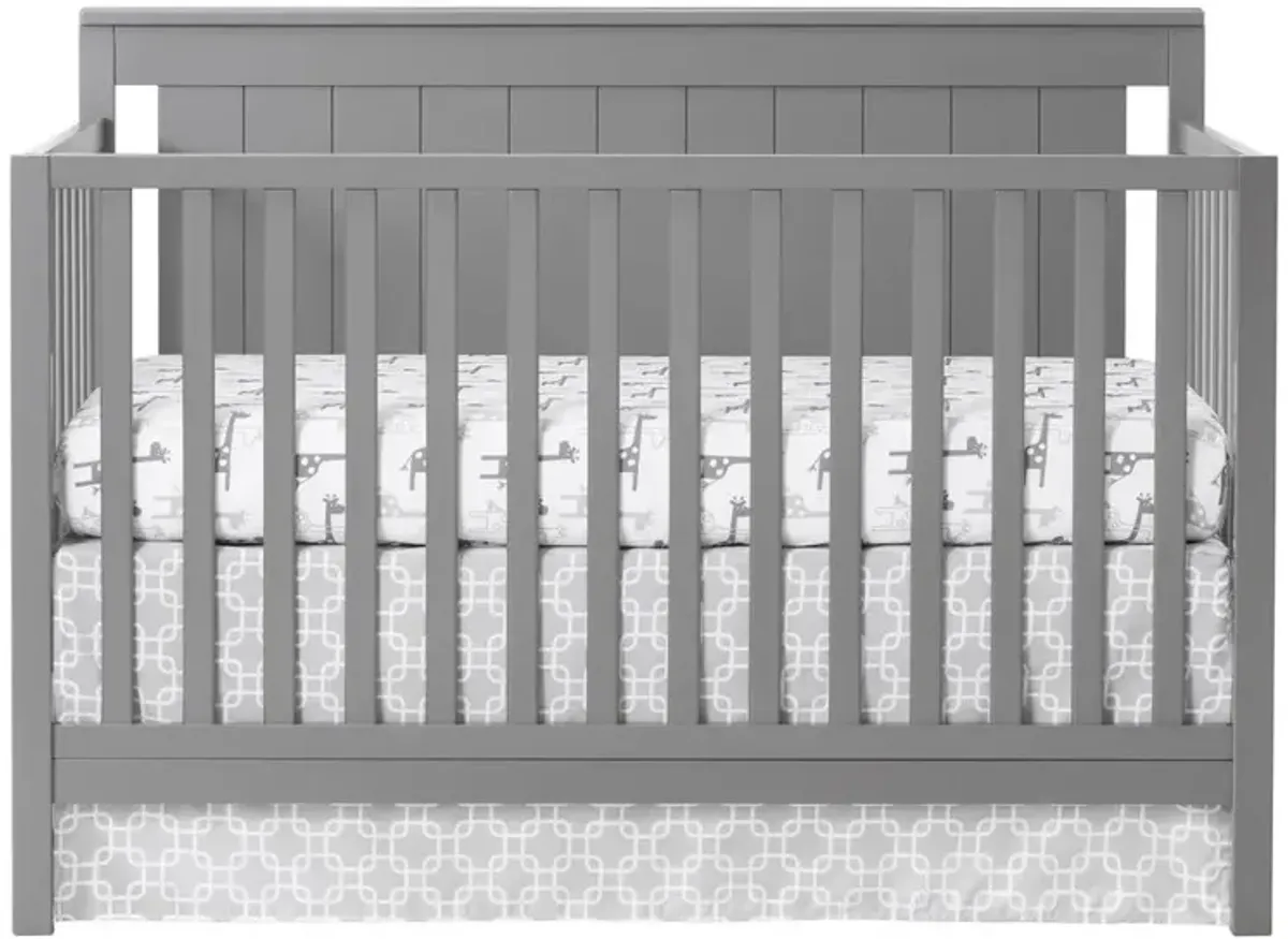 Oxford Baby Lazio 4 In 1 Convertible Crib Dove Gray