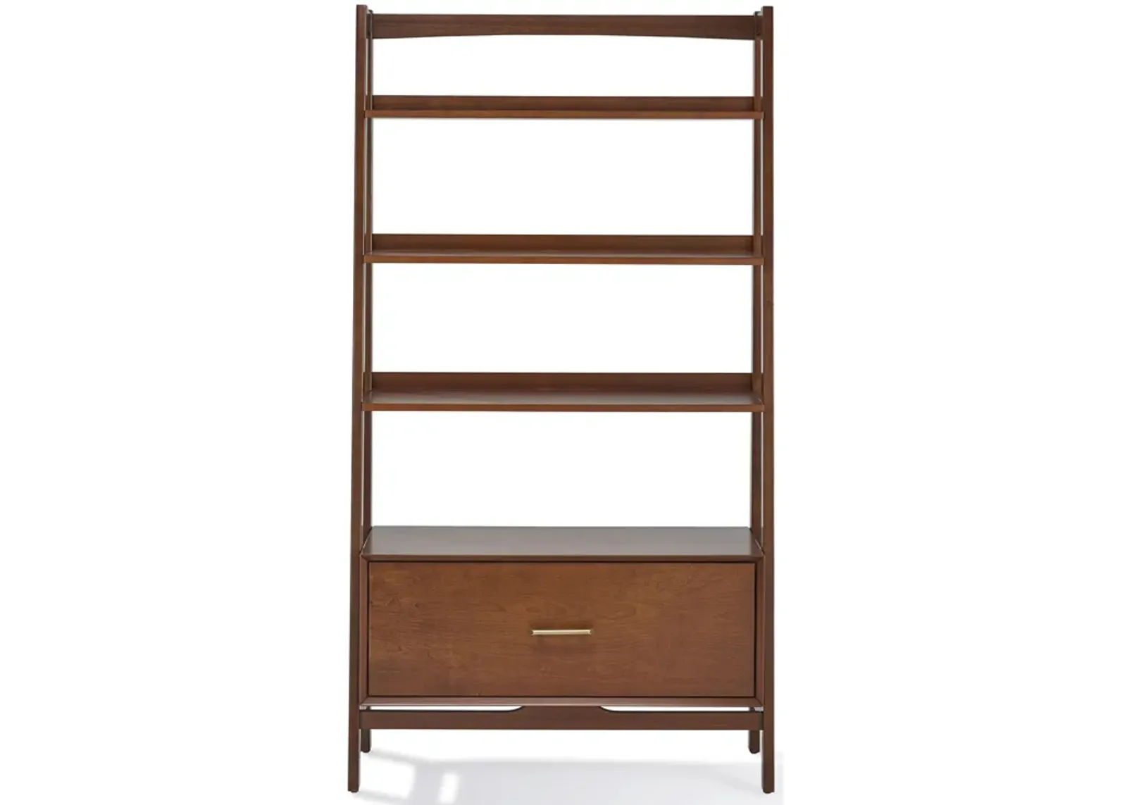 Crosley Furniture Landon Large Etagere Bookcase, Mahogany