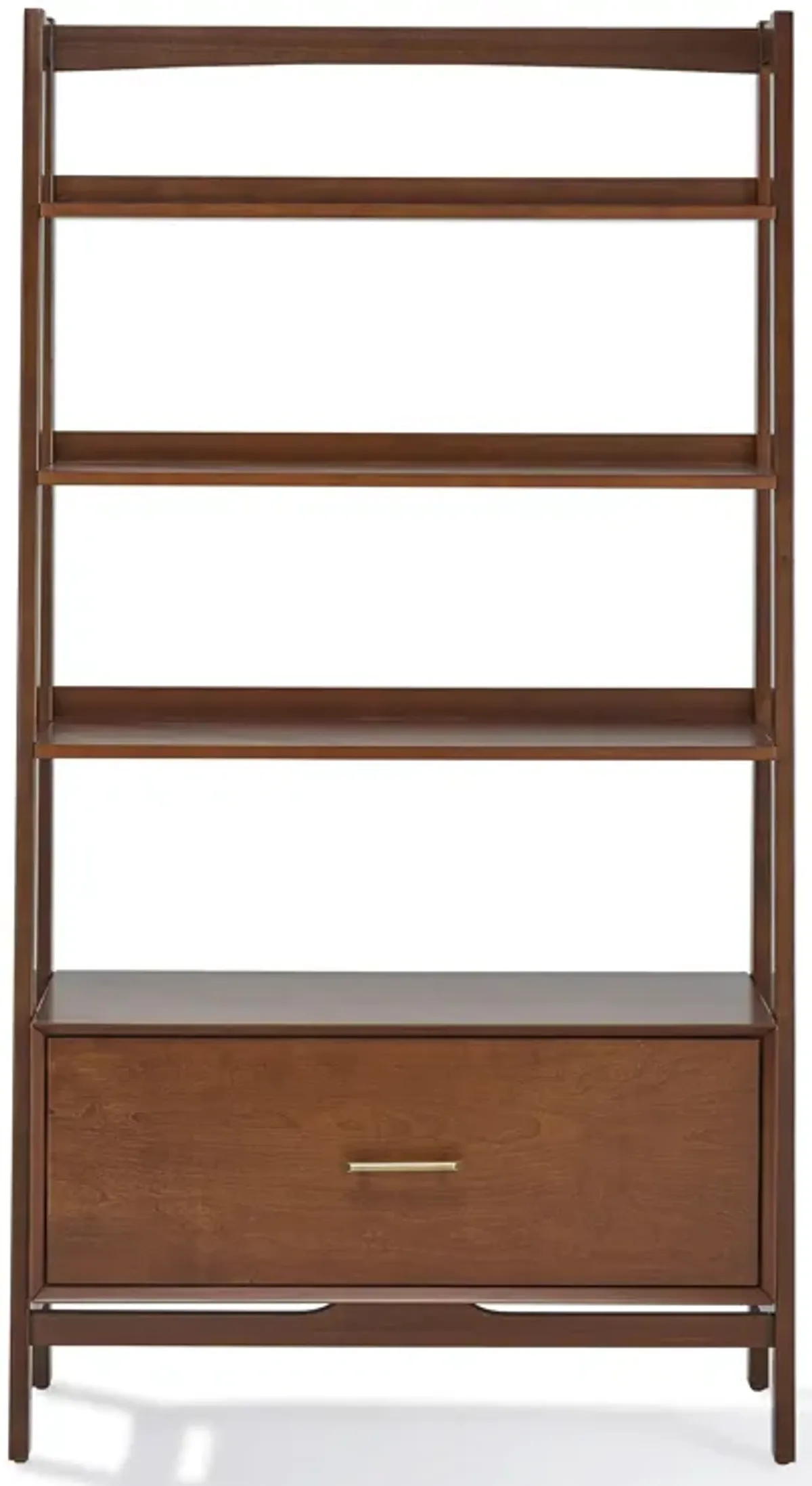 Crosley Furniture Landon Large Etagere Bookcase, Mahogany