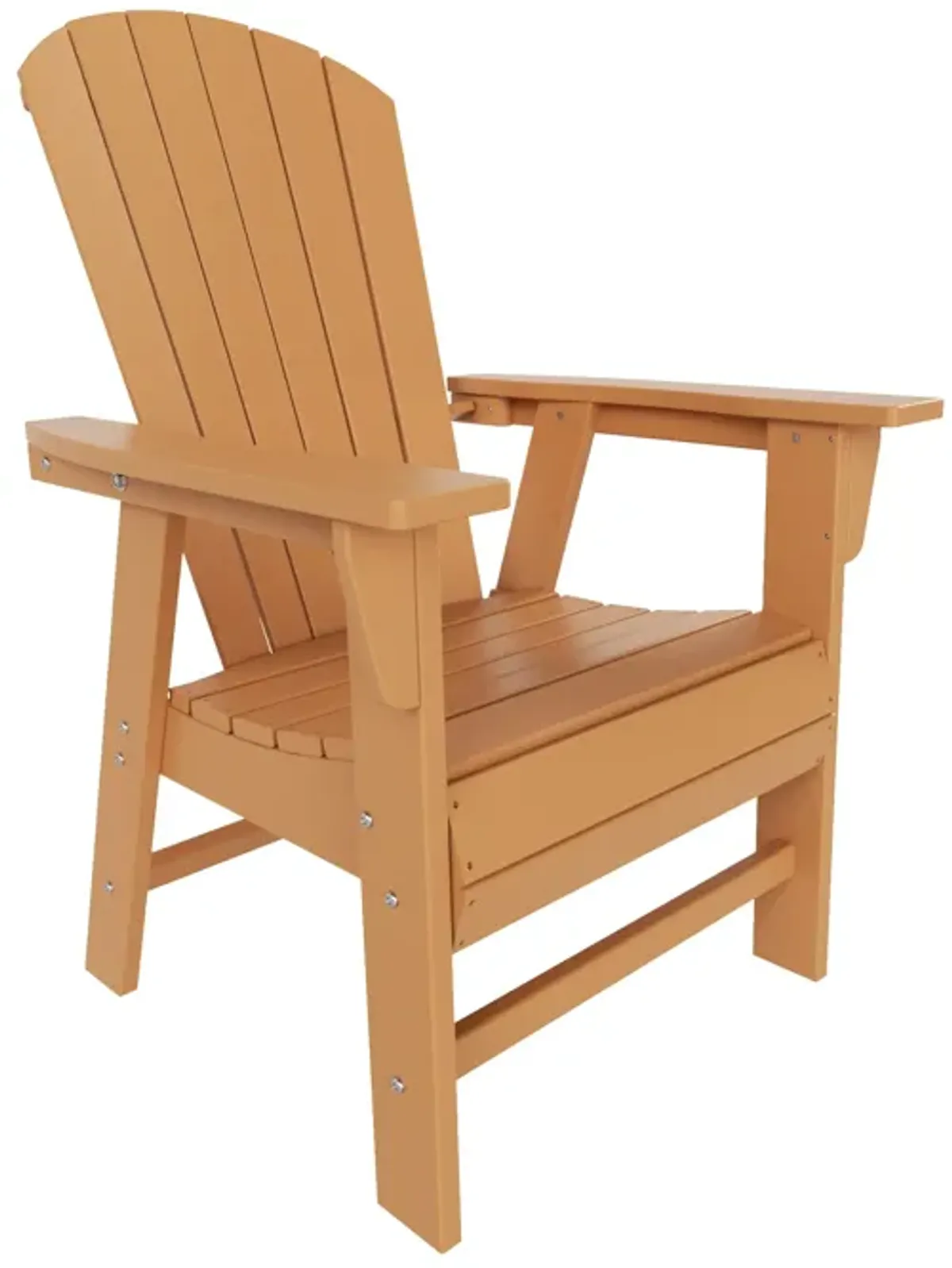 WestinTrends Outdoor Patio Shell-back Adirondack Dining Chair