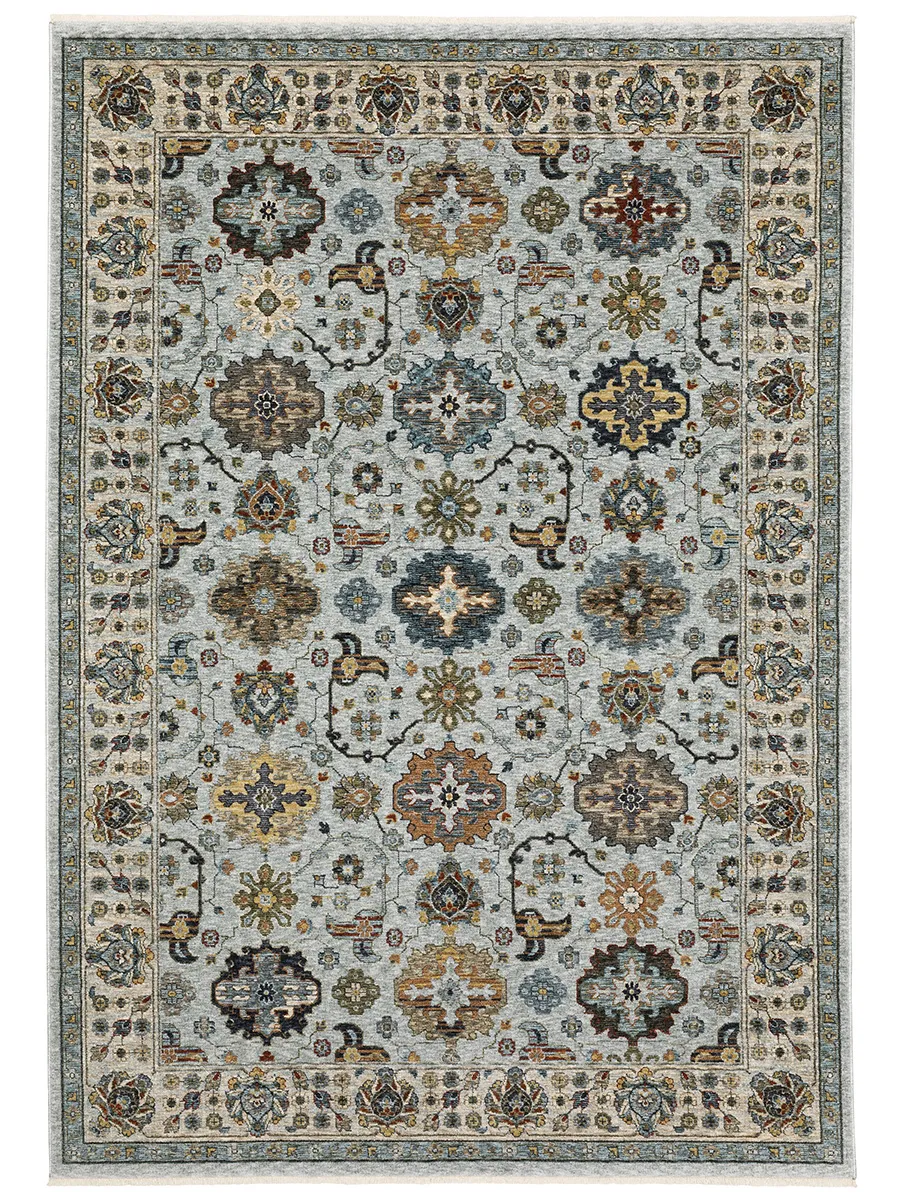 Aberdeen 6'7" x 9'6" Blue Rug