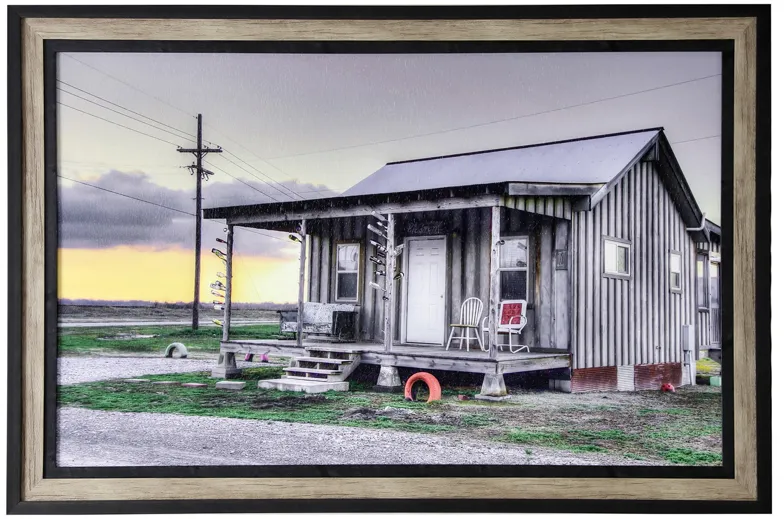 Weathered Wood Framed Print