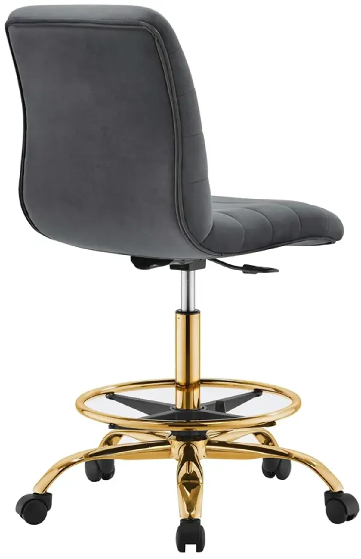 Modway Furniture - Ripple Armless Performance Velvet Drafting Chair