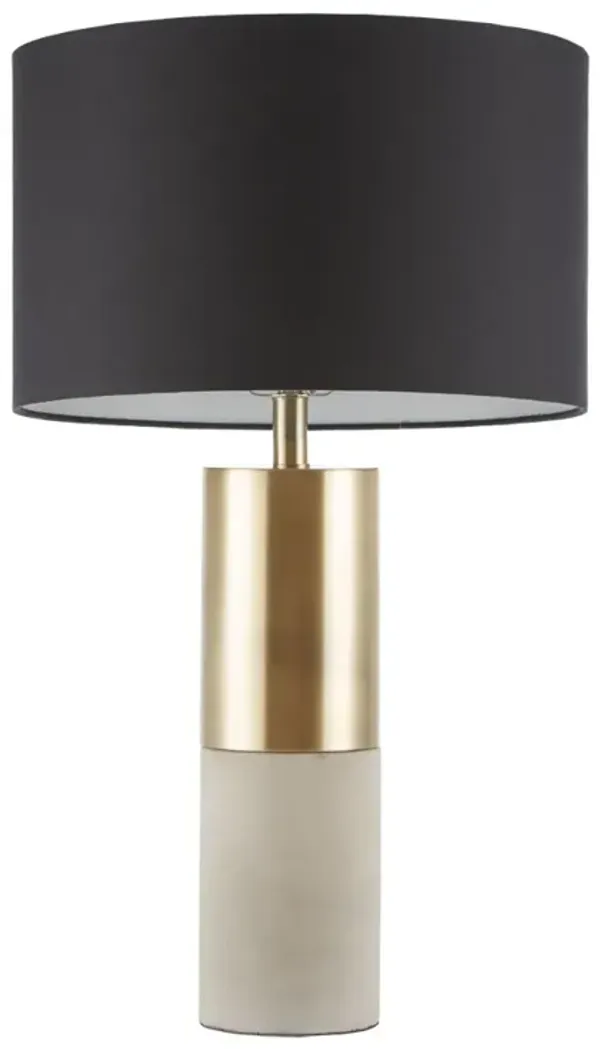 Gracie Mills Eveline Modern Concrete Table Lamp