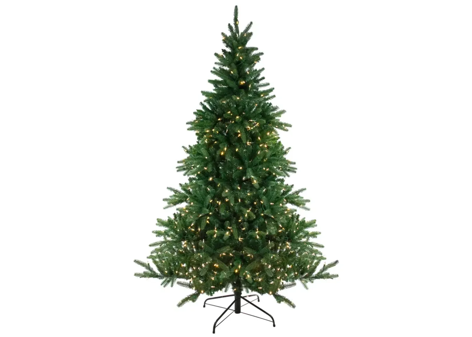 9' Pre-Lit Instant Connect Noble Fir Artificial Christmas Tree - Multicolor LED Lights