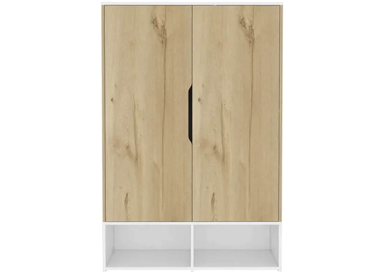 Armoire Barletta, Bedroom, Light Oak / White