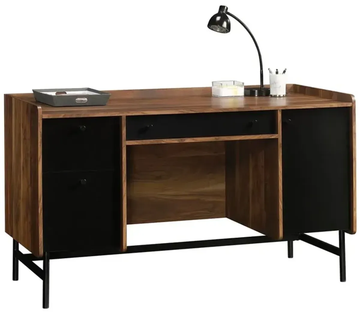 Sauder Harvey Park Double Ped Desk Gw