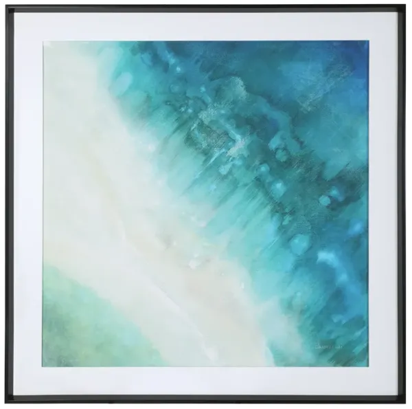 Bird's-eye View Coastal Print