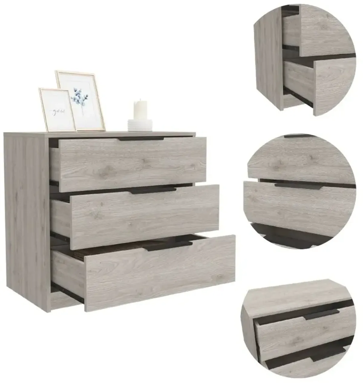 Washington  3 Drawer Dresser