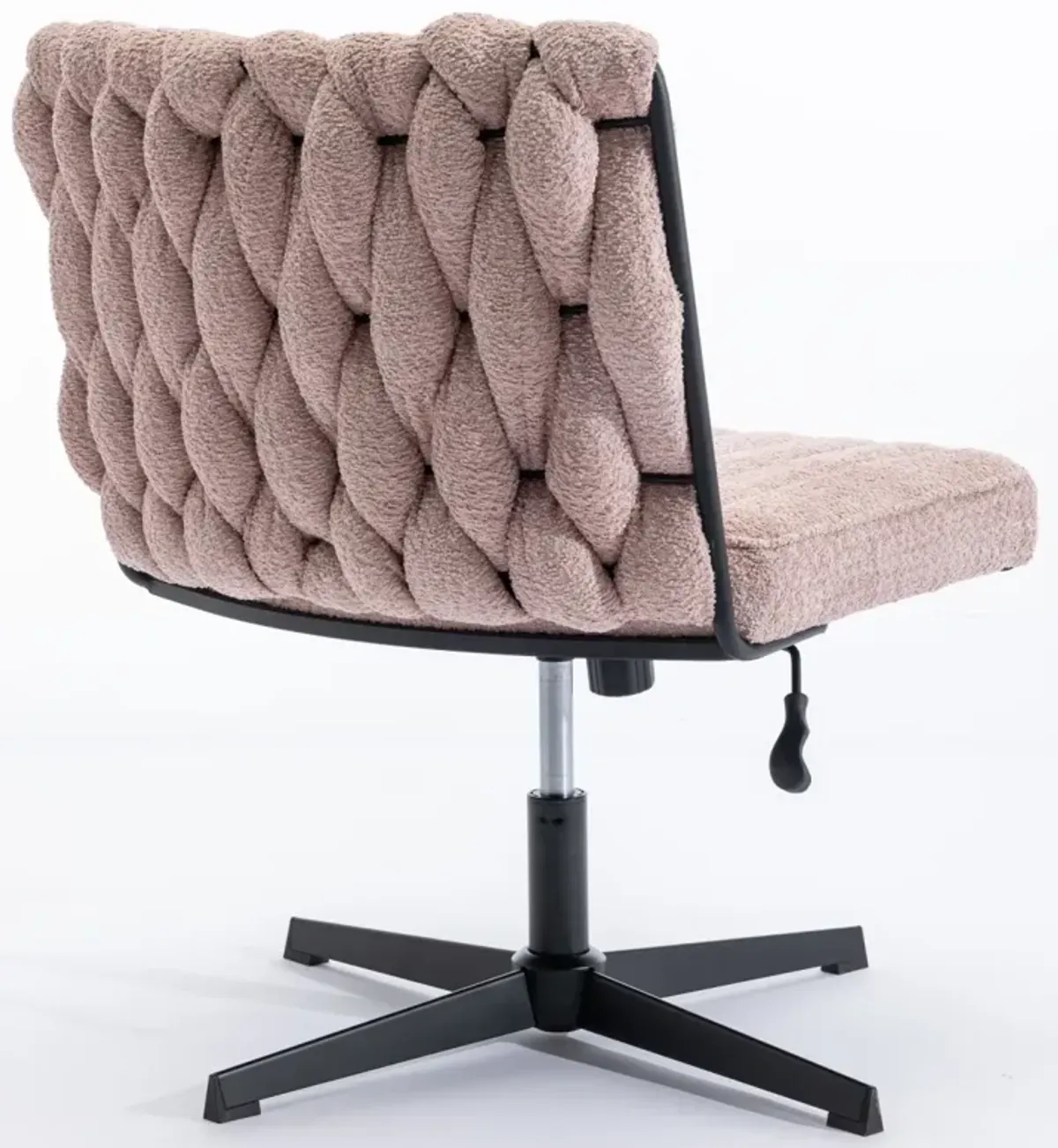 Armless Office Desk Chair No Wheels