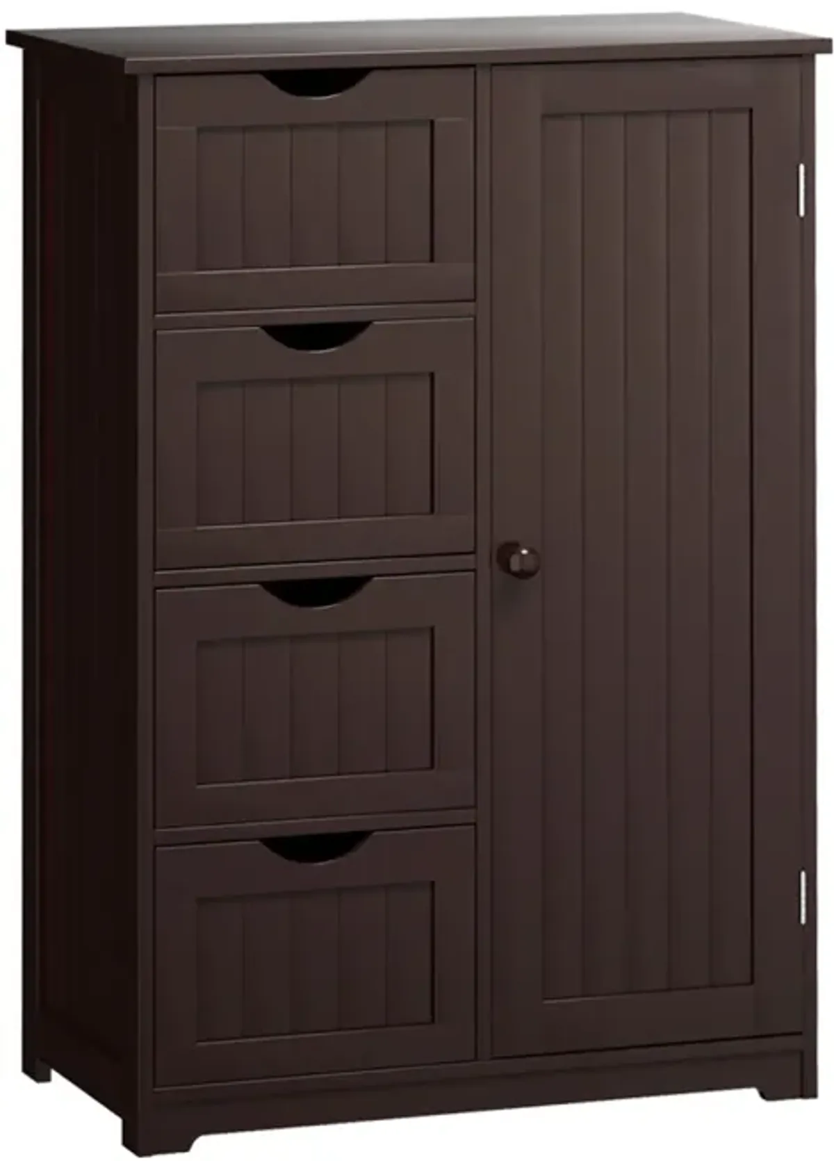 Standing Indoor Wooden Cabinet with 4 Drawers