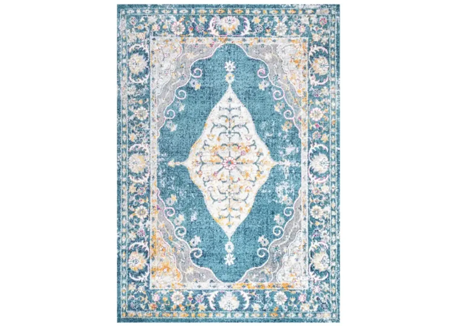 Zelda Bohemian Cottage Medallion Area Rug