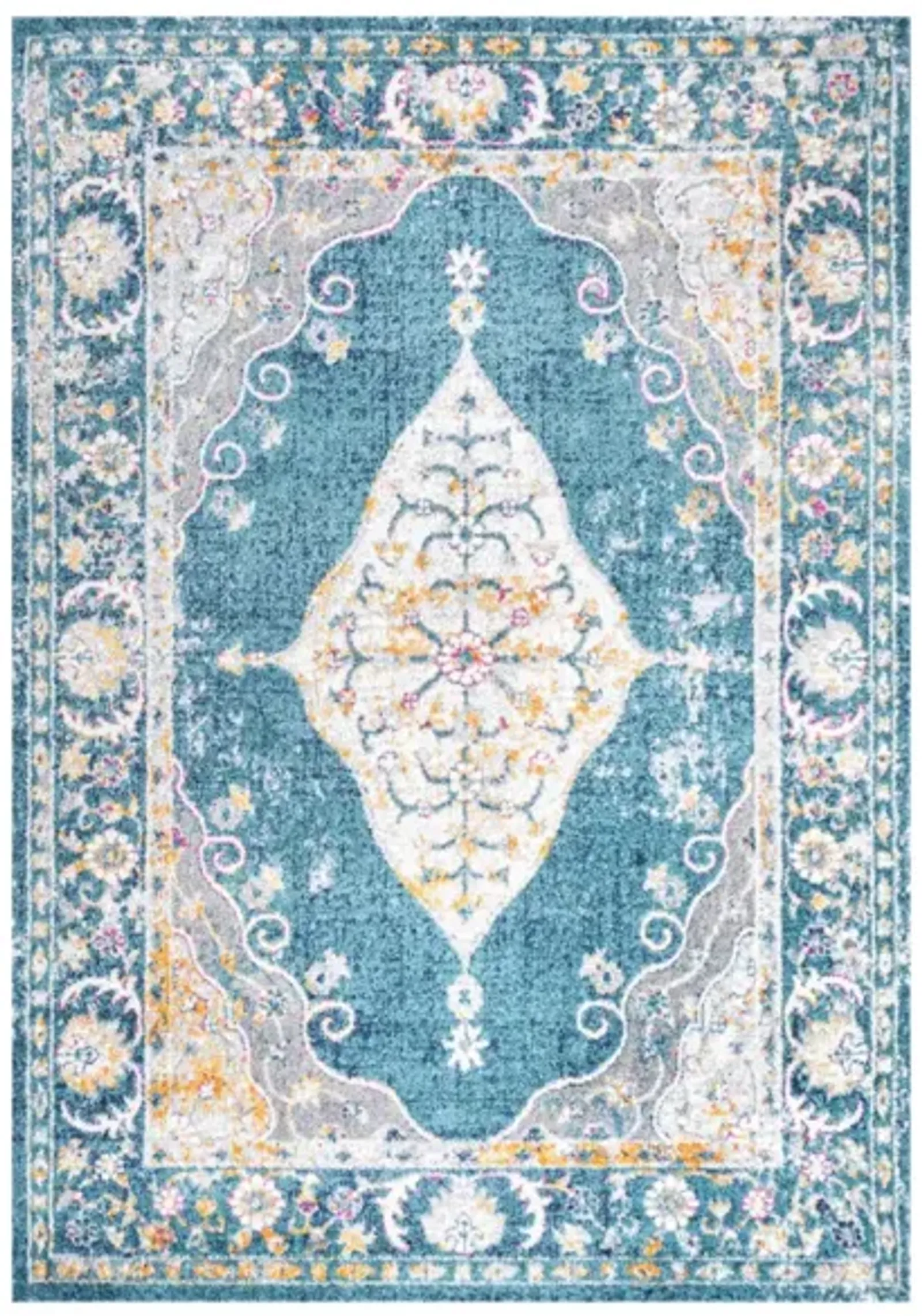 Zelda Bohemian Cottage Medallion Area Rug