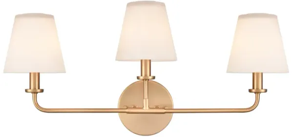Gold Triple Hoyle Vanity Light