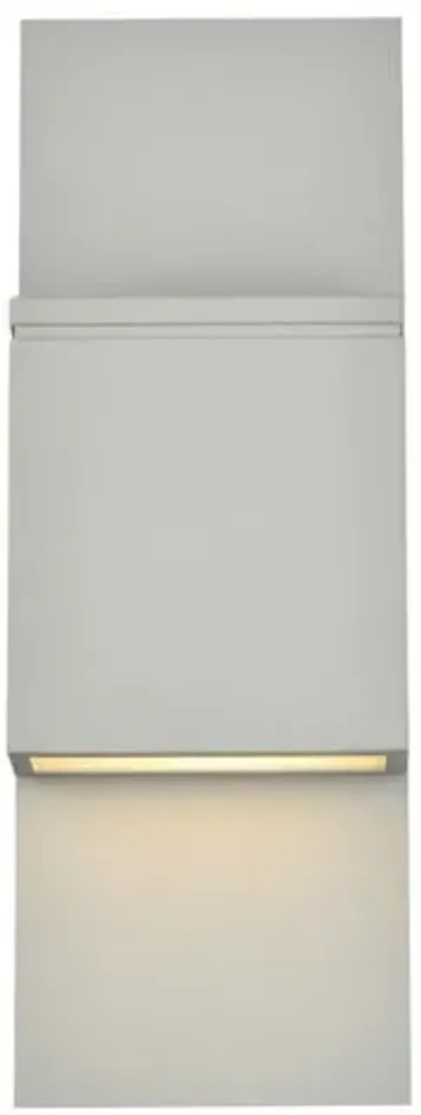 Living District Raine Integrated LED wall sconce  in silver