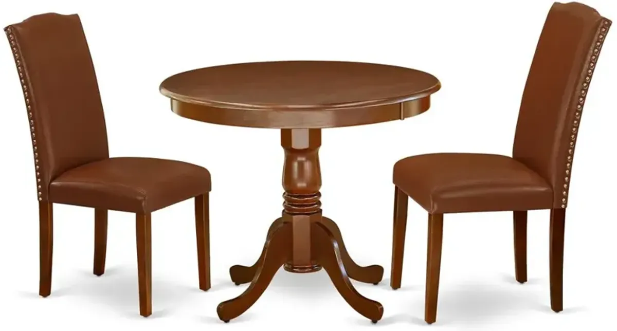 Dining Room Set Mahogany, ANEN3-MAH-66