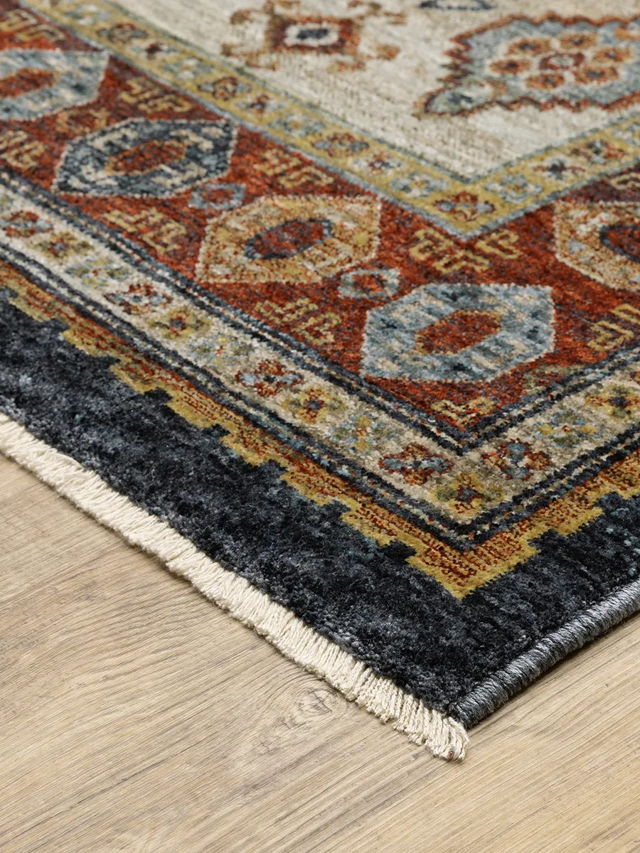 Aberdeen 2'3" x 7'6" Blue Rug