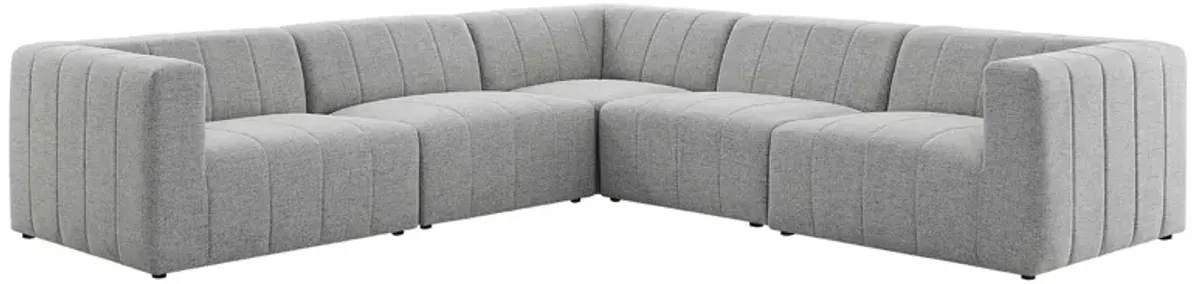 Bartlett Upholstered Fabric 5-Piece Sectional Sofa