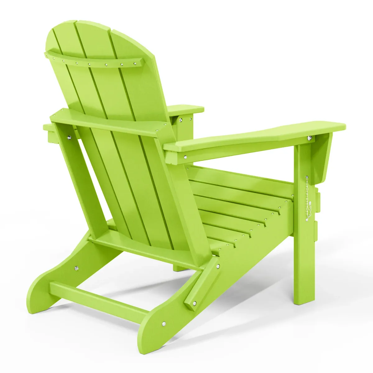 WestinTrends Westintrends 2 piece set outdoor folding Poly Adirondack chair