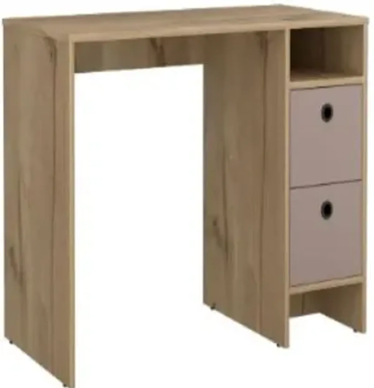 Office Set Budest, Office, Light Oak / Taupe