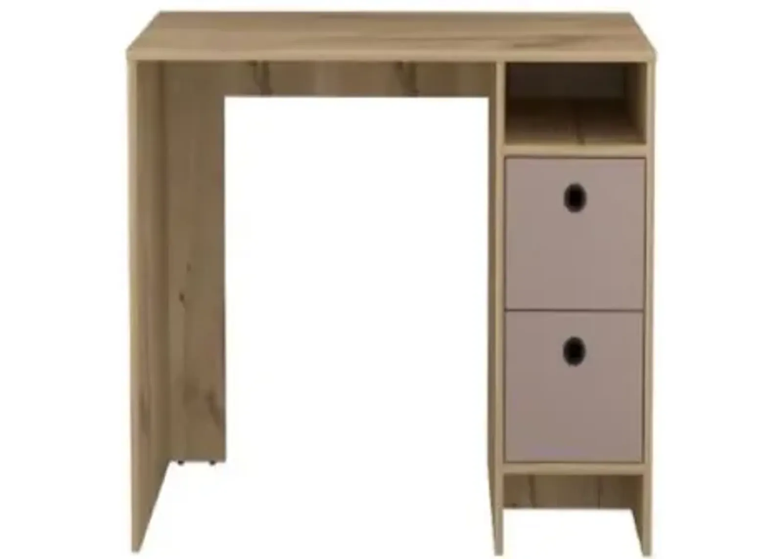 Office Set Budest, Office, Light Oak / Taupe