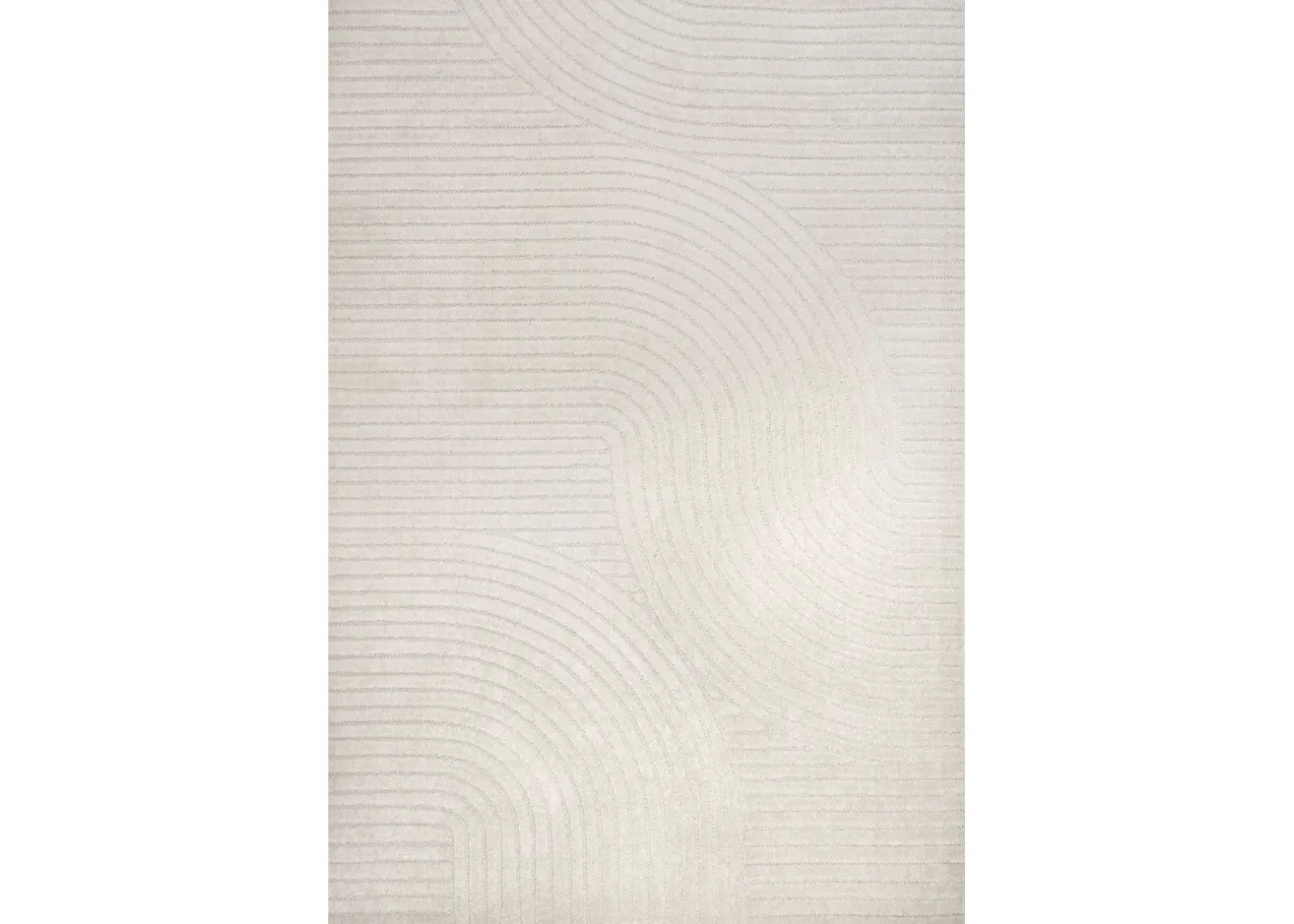 Skagen Minimalist Curve Geometric Area Rug