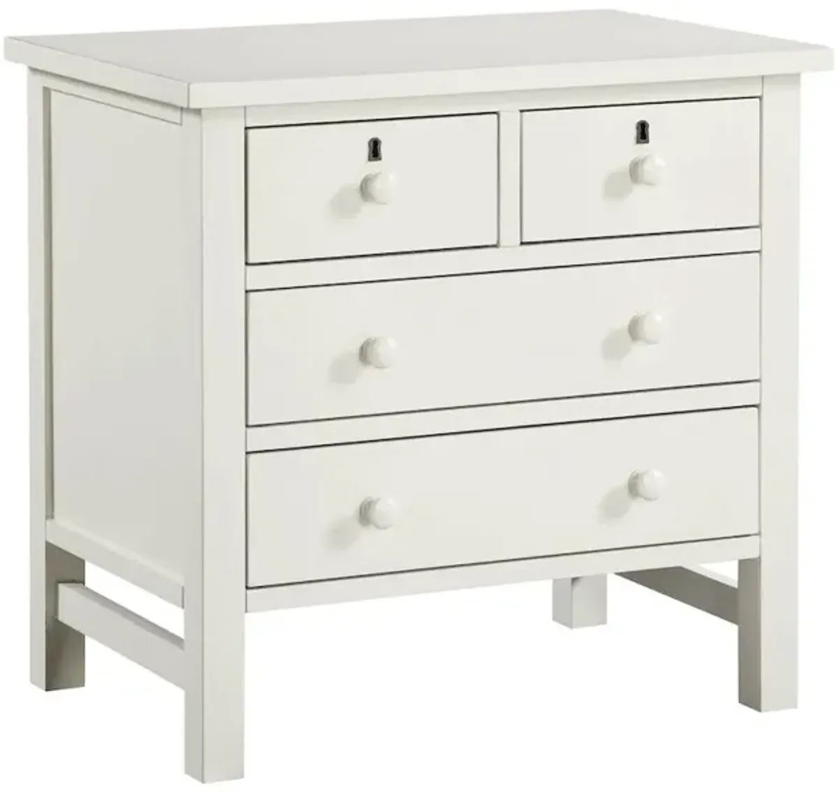 Comfort Pointe Greenwich 4-drawer Storage Nightstand - Antique White