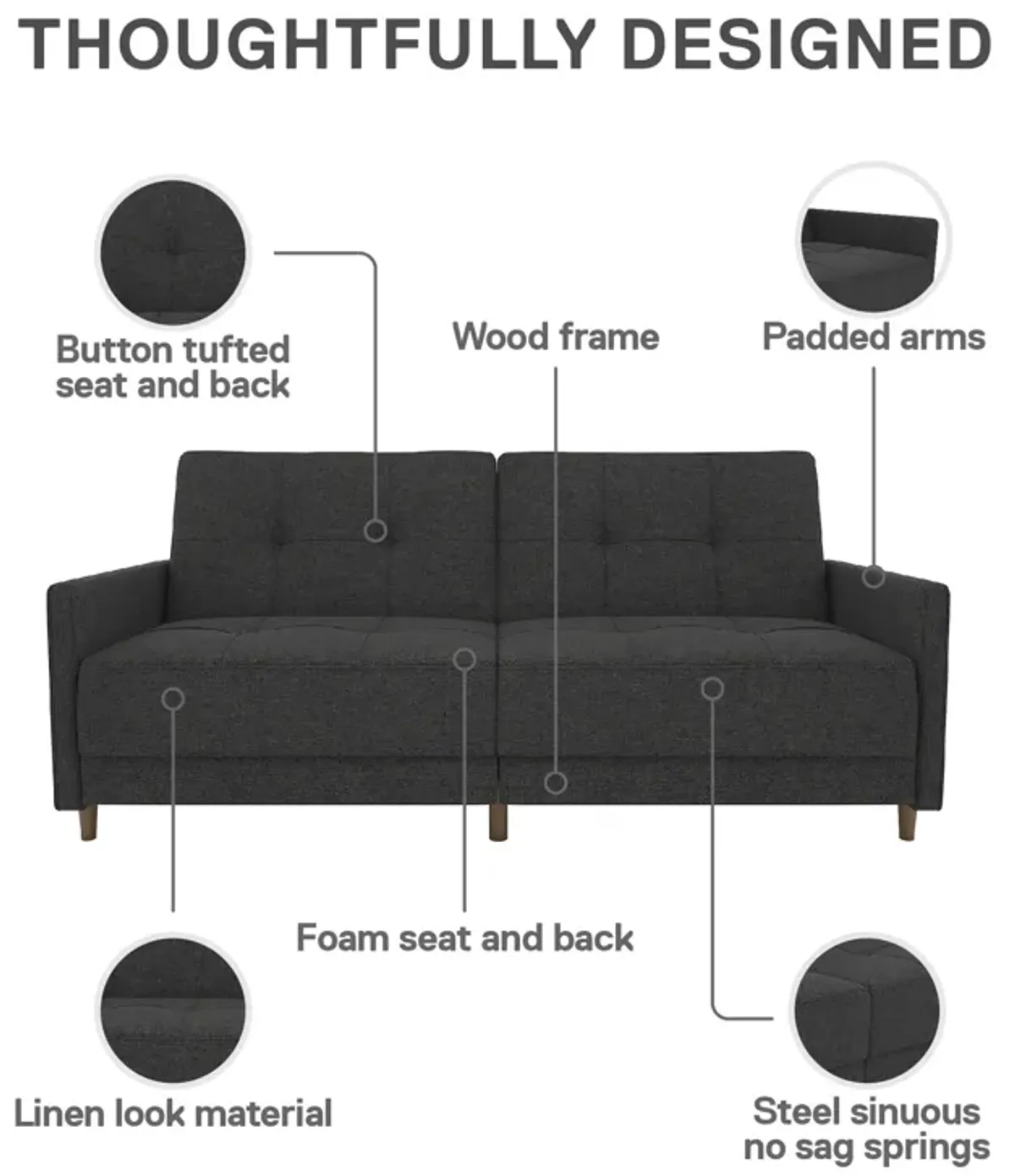 Andora Coil Futon