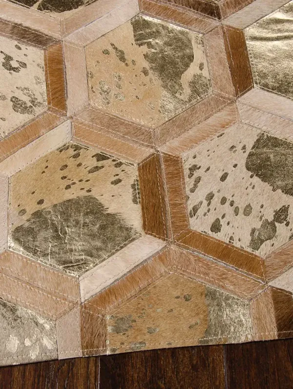 City Chic MA100 Amber/Gold 8' x 10' Rug