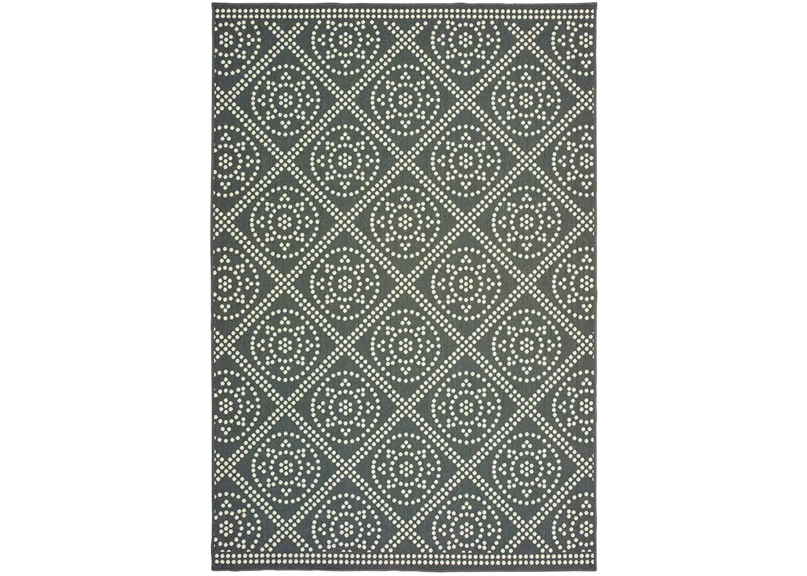 Marina 1'9" x 3'9" Grey Rug