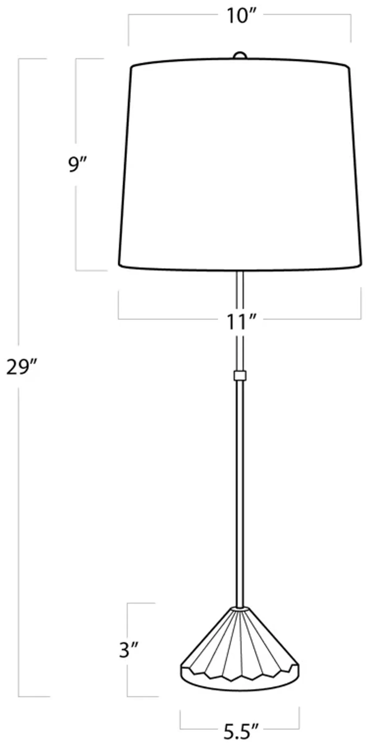 Parasol Table Lamp