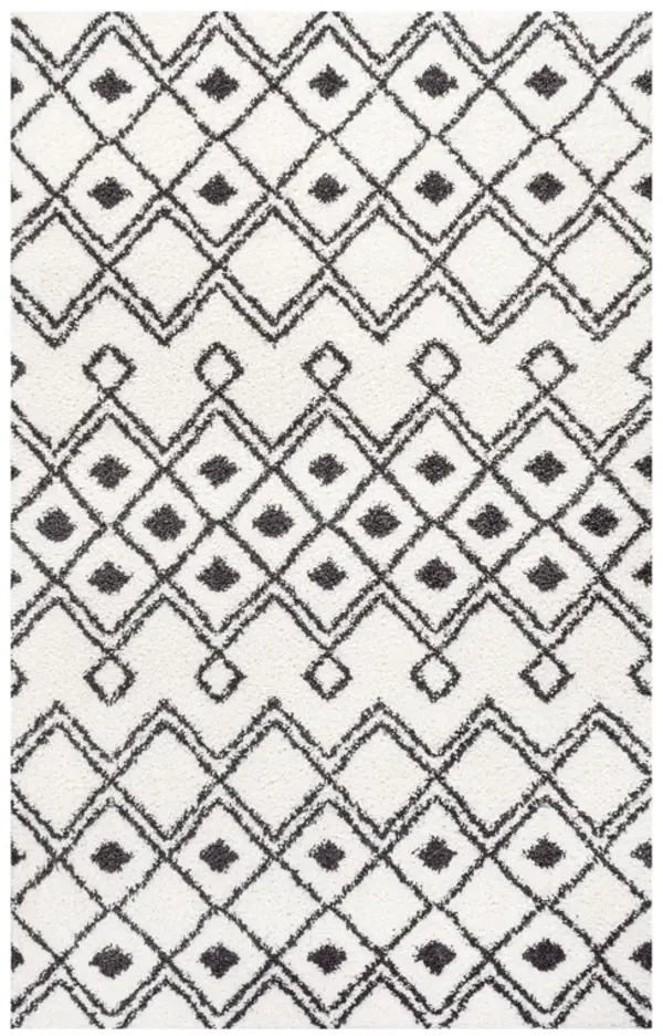 Caimari Moroccan Diamond Shag Area Rug