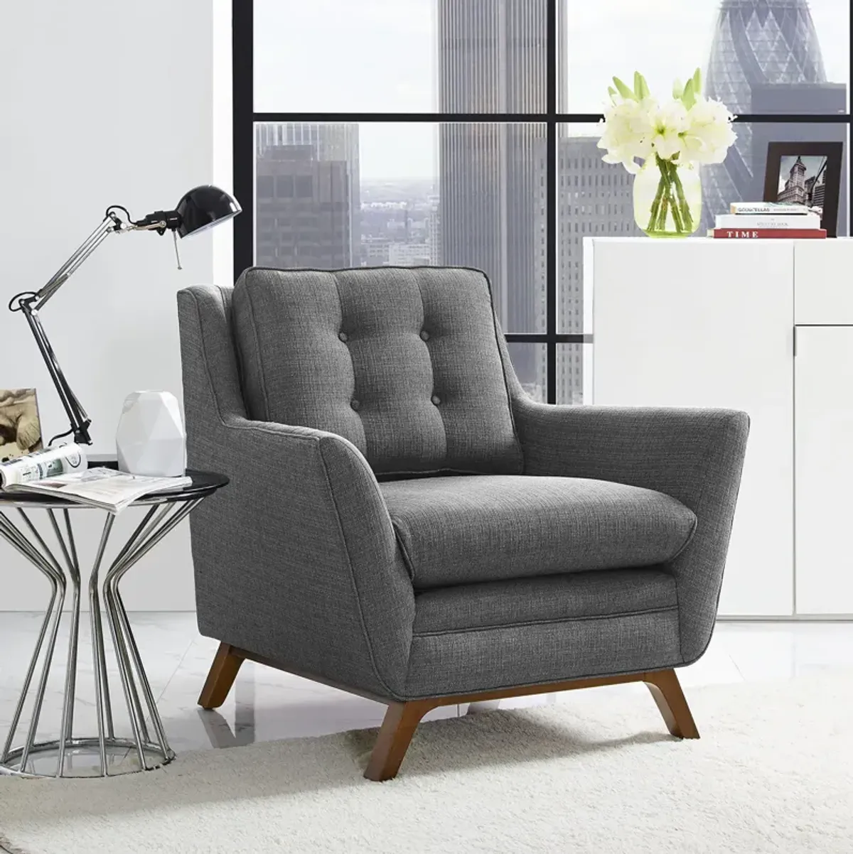 Beguile Upholstered Fabric Armchair