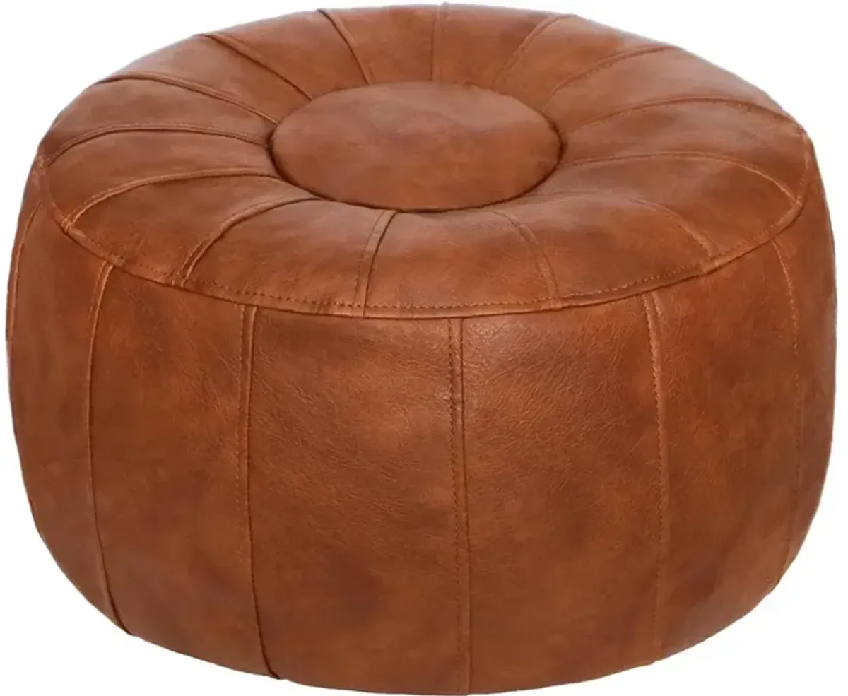 Thgonwid Ottoman Seat Faux Leather Large Storage Bean Bag