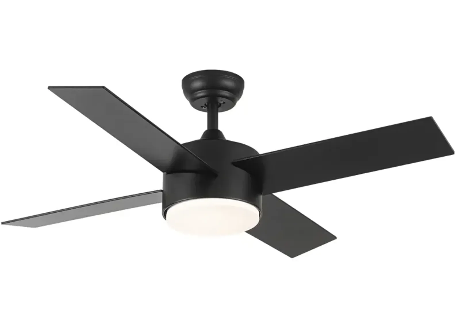 44 In Intergrated LED Ceiling Fan With Black Abs Blade