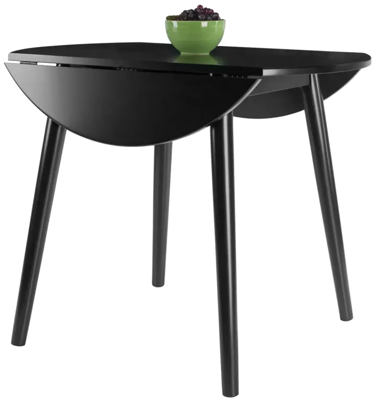 Winsome Moreno Dining Table, Black 35.43x35.43x28.94