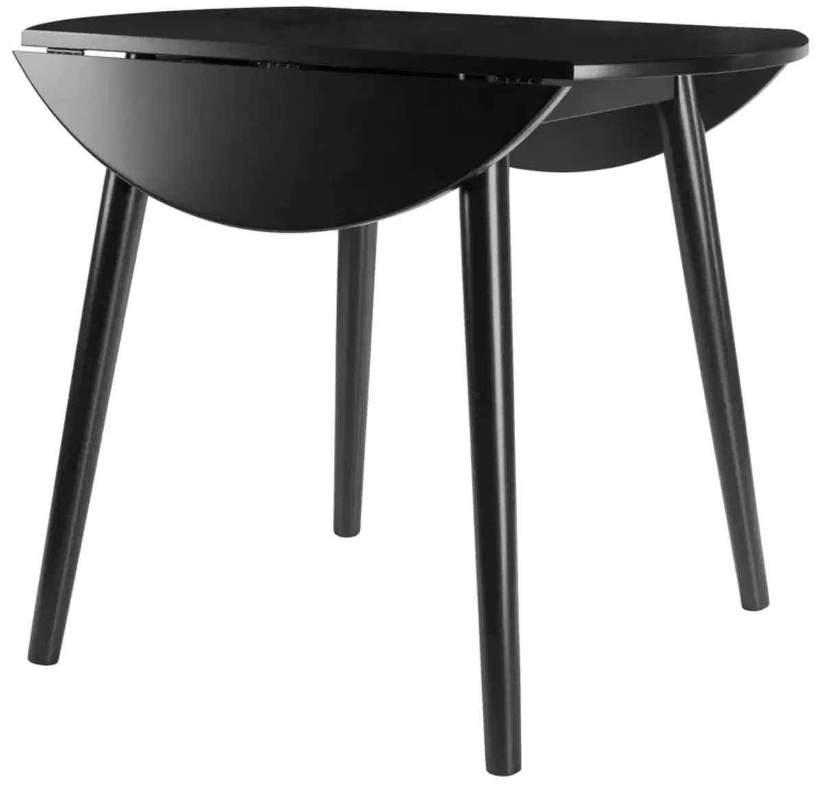 Winsome Moreno Dining Table, Black 35.43x35.43x28.94